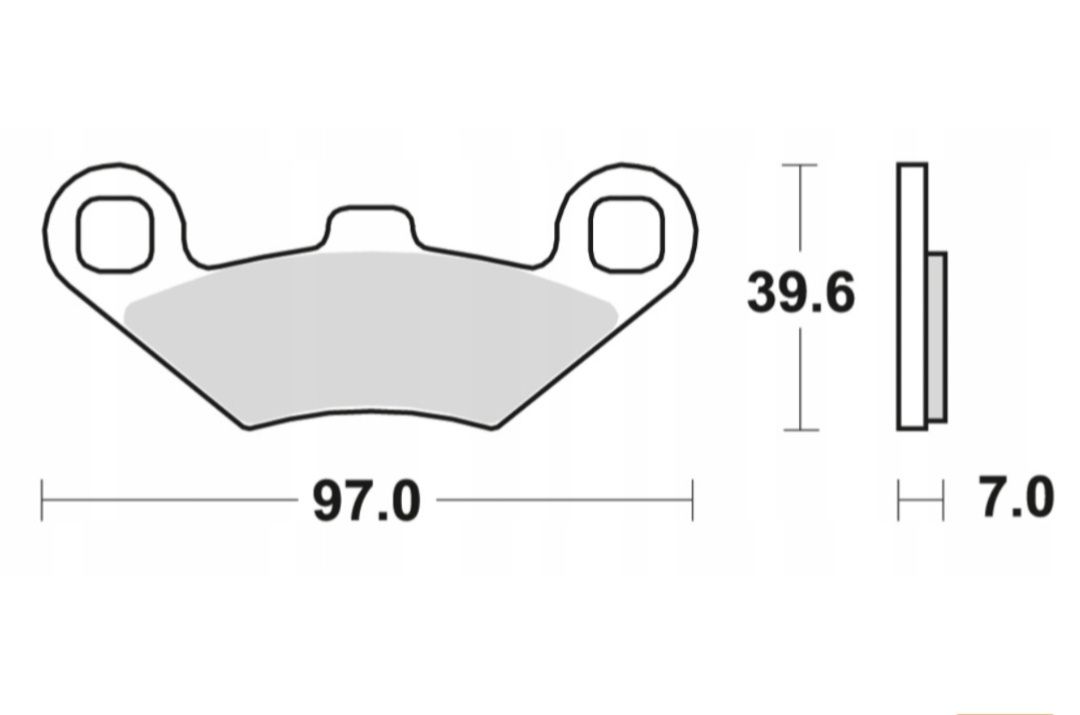Klocki hamulcowe Linhai CF Moto