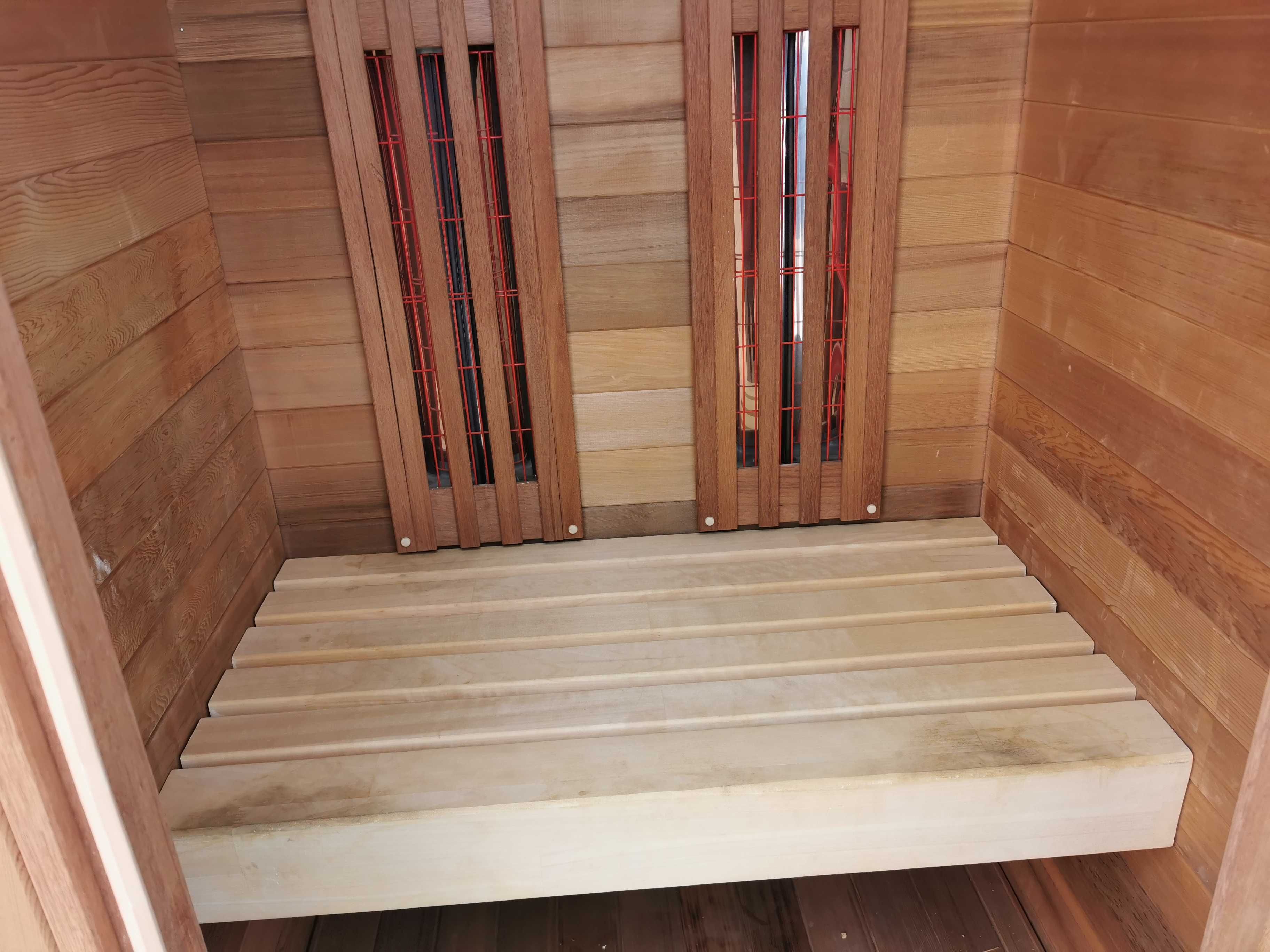 Sauna na podczerwień INFRAROT sucha Infrared Radio LED USB MP3 ładna