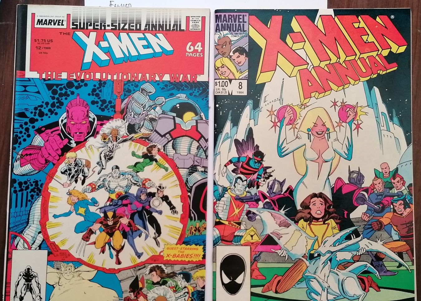 X-men Annual 8 e 12 Marvel Comics