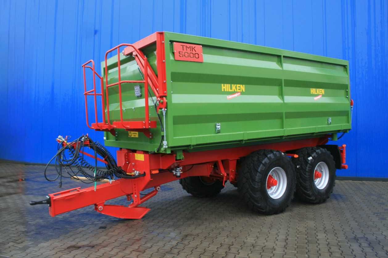 NOWA przyczepa TMK5000 od HILKEN, opony 560/60R22,5, hydr.klapa boczna