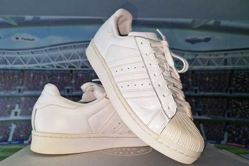 Adidas Superstar Foundation buty - sneakersy skórzane size: 41 ⅓
