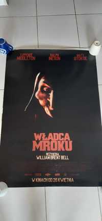 stary plakat filmowy z filmu horror władca mroku