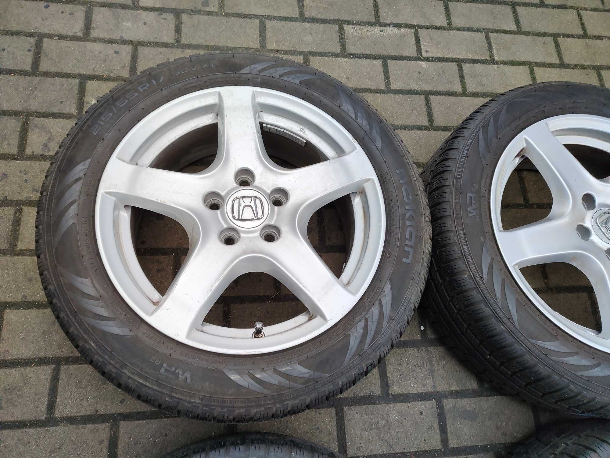 Koła Zimowe Honda 215/55/17 Nokian  8mm