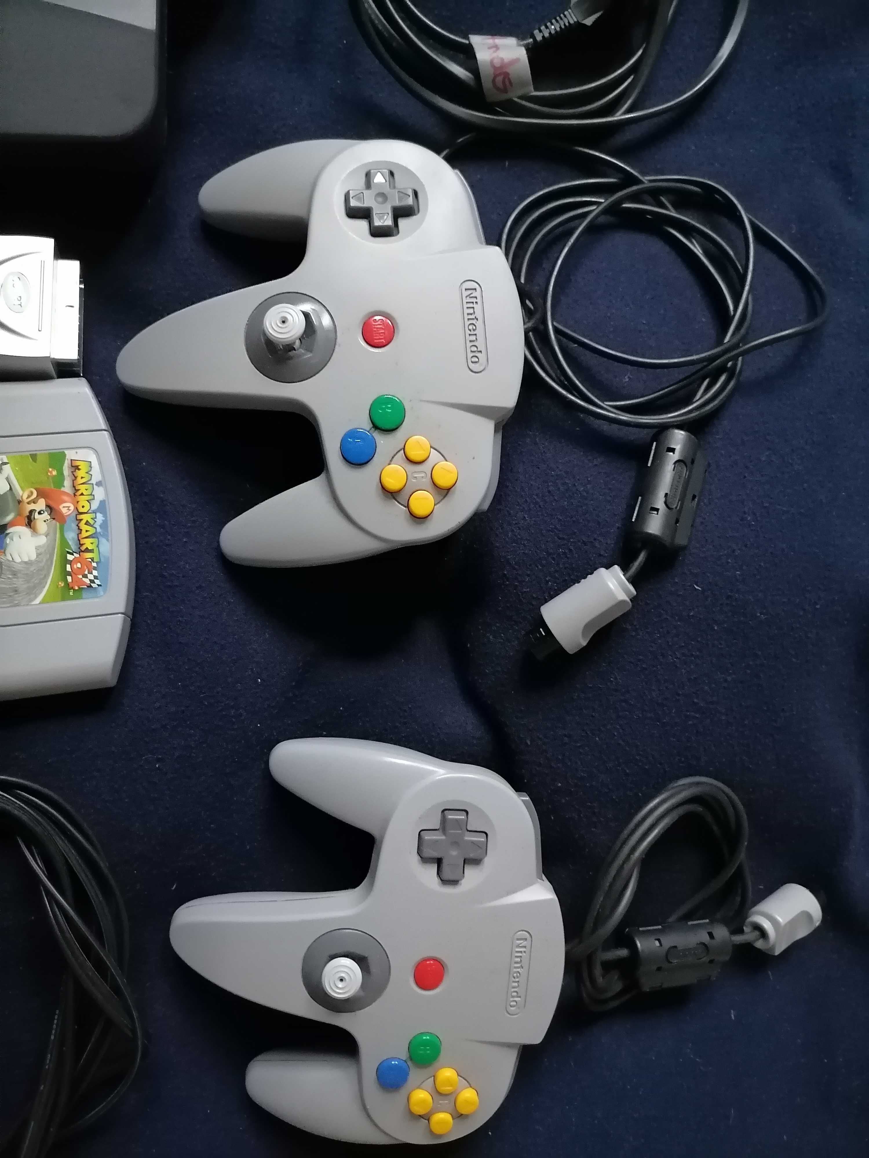 Konsola Nintendo 64 2 pady, 2 gry