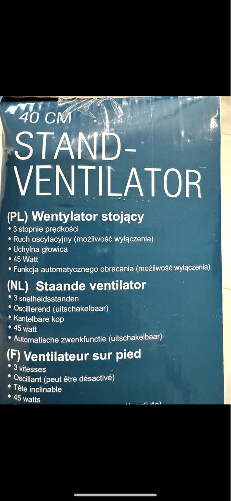 Wentylator stojacy