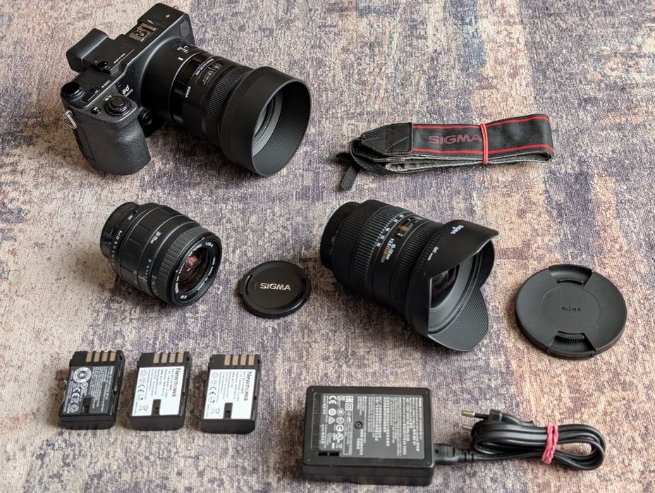 Zestaw Sigma SD Quattro +3 obiektywy Unikalna matryca Foveon X3 OKAZJA