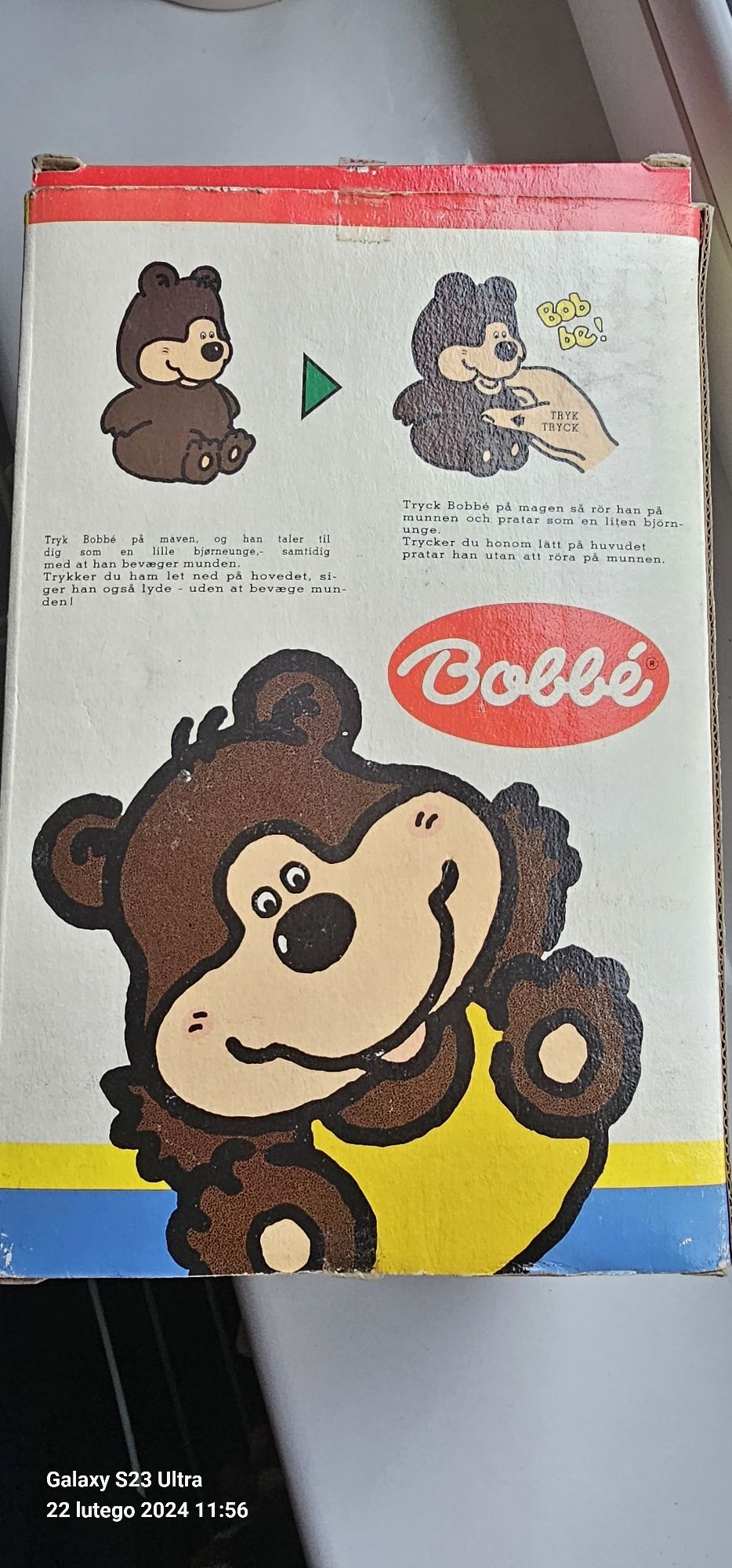 BOBBE Jedyna maskotka z dźwiękiem  oryginal Japonia 1989r
