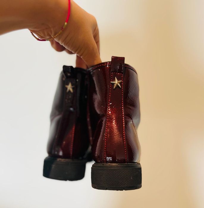 Bota menina bordeaux tamanho 30 gioseppo