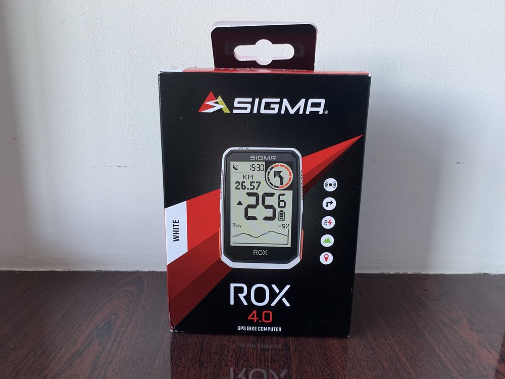 Велокомп`ютер Sigma Sport ROX 4.0 White GPS
