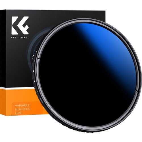 K&F Concept ND2-2000 Slim 72mm (Filtro ND Variável) - SELADO