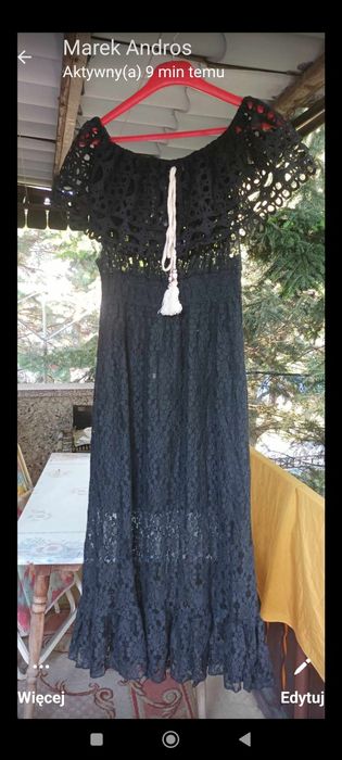 Sukienka damska długa hiszpanka.