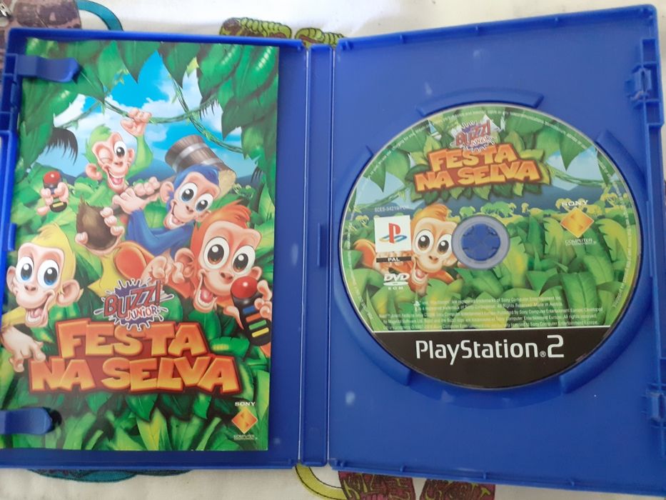 Jogo PS2 Buzz Junior Festa na Selva em Português