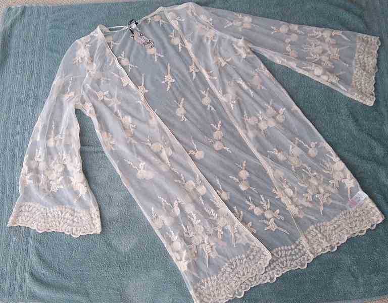 Atmosphere! Pareo, Nowy!38/40 (M) Ekskluzywny peniuar, koronka haft