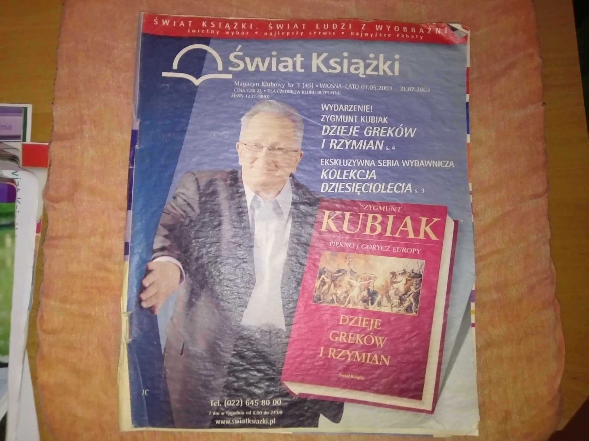 Magazyn klubowy Świat Książki katalog nr 3 (45) Wiosna Lato 2003