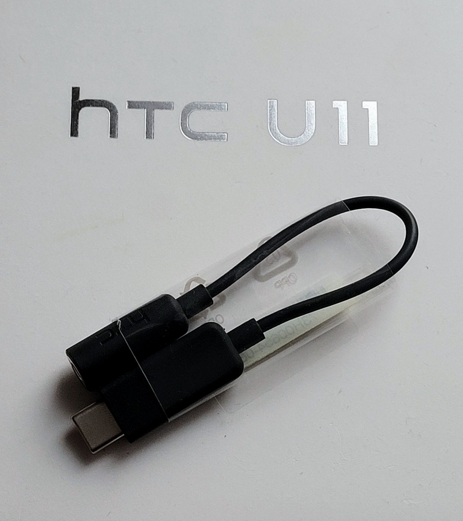 Adapter USB-C->mini Jack HTC U11 oryginał