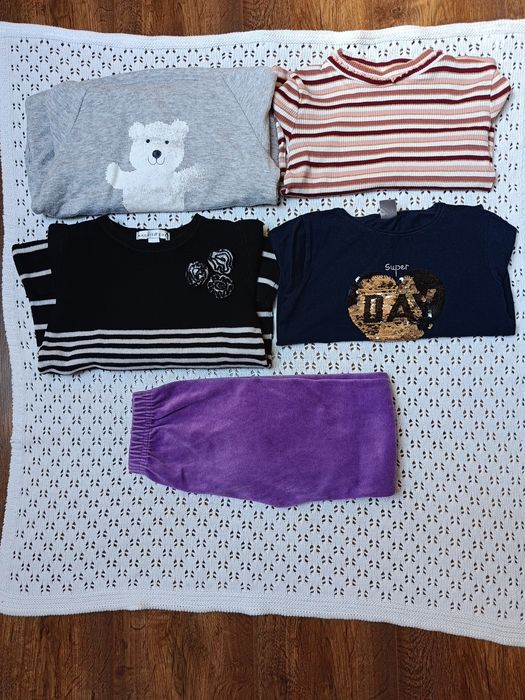 Zestaw ubrań dla dziewczynki 122