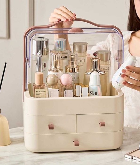 Caixa para maquilhagem, produtos de beleza, cremes e perfumes - NOVO