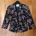 Blazer preto  florido