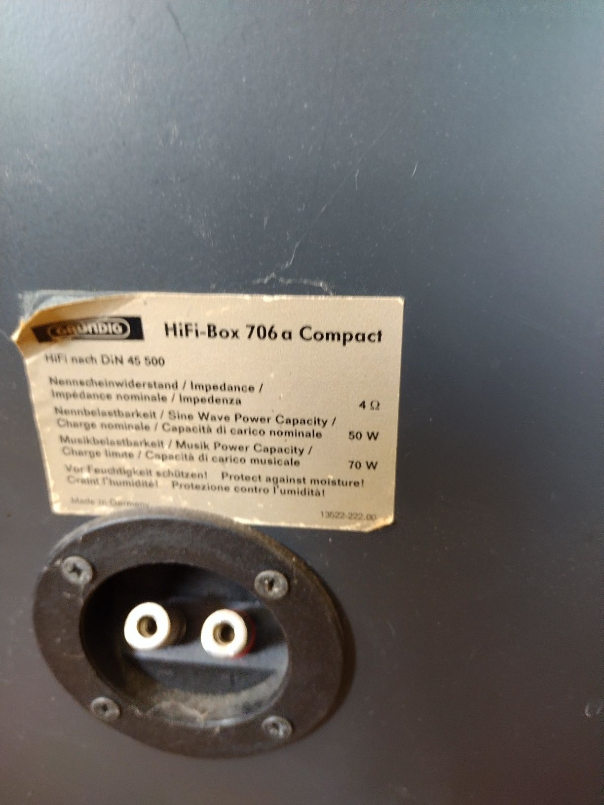 Grundig box 706 a b compact