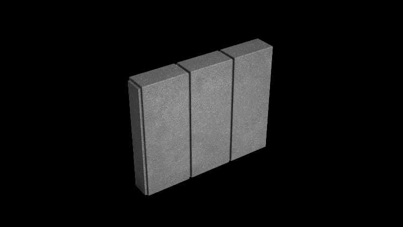 Obrzeże TRIO GRANDE 8x40x50cm grafit WYSOKIE 40CM Bruk SA