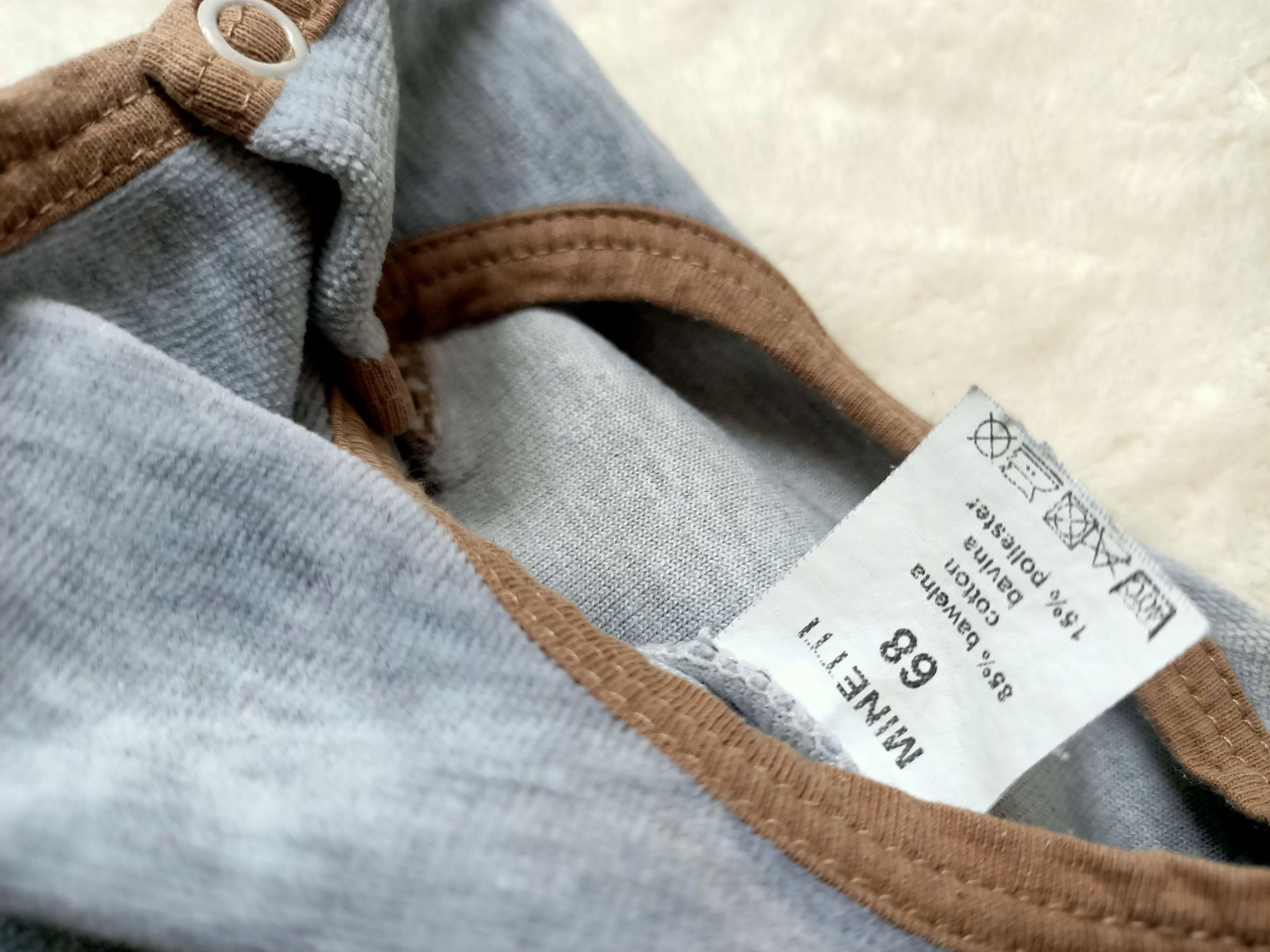Zestaw śpiochy i body 68