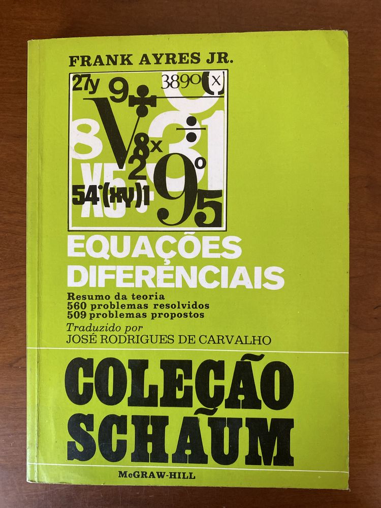 Livro Equações Diferenciais de Frank Ayres Jr.
