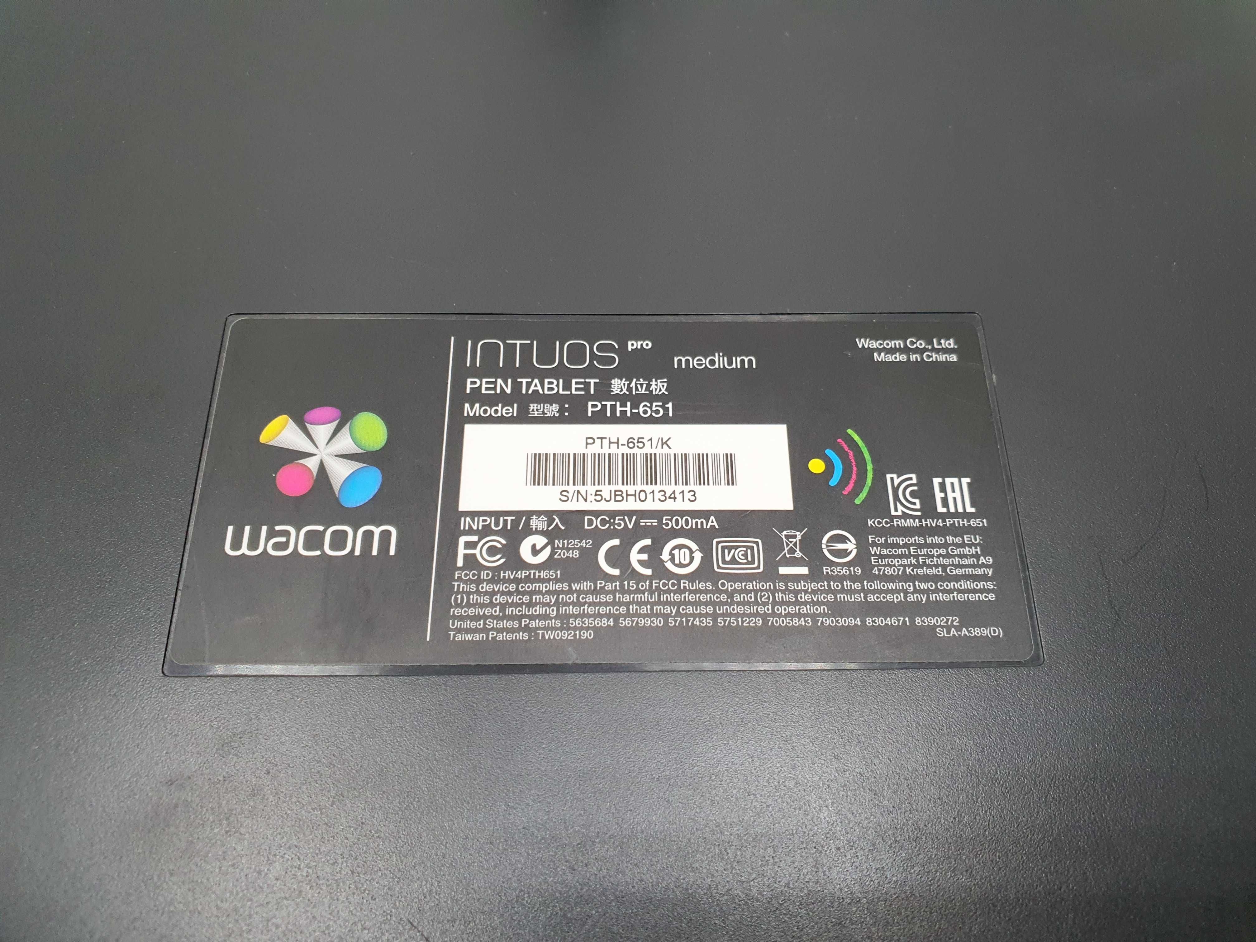 Tablet graficzny Wacom Intuos Pro M PTH-651 + rysik