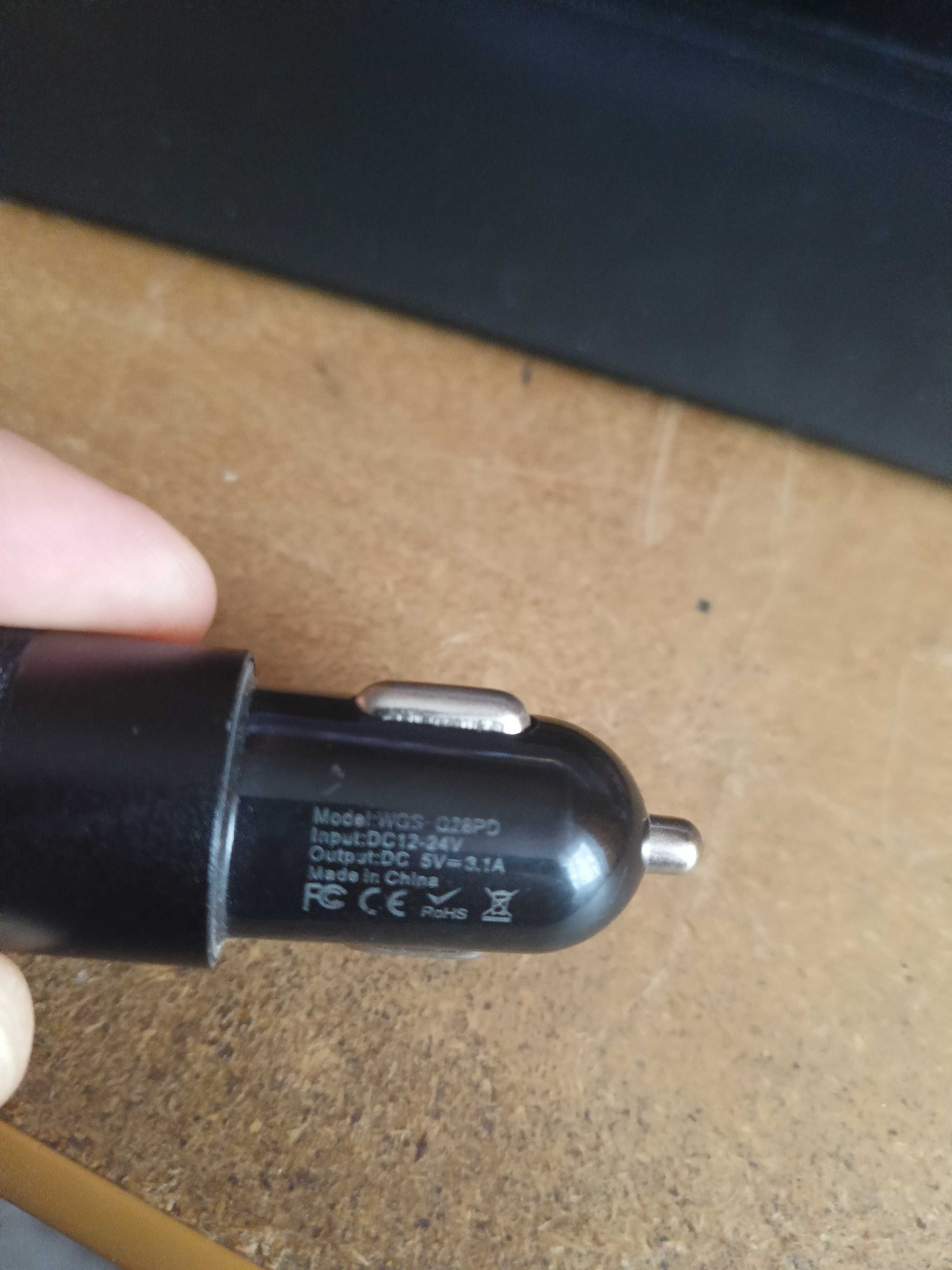 ładowarki samochodowe USB i USB typu C 6szt.