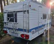przyczepa kempingowa Hobby 400,4 osob.2002r DMC 1150kg ,mover