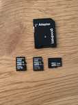Karta pamieci Micro sd 32GB i 16 gb 3szt. + adapter SD do komputer