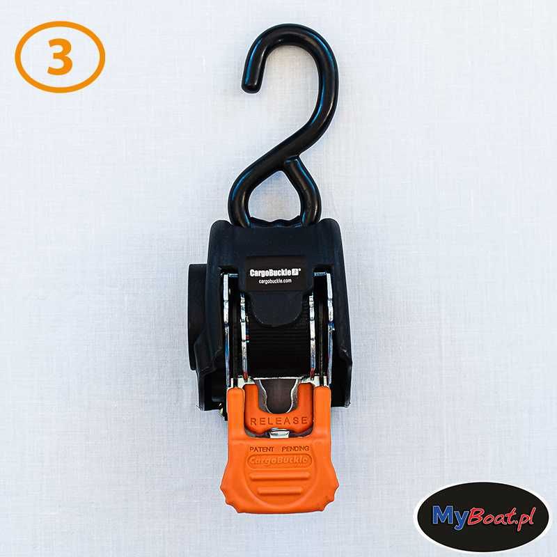 Pas transportowy IMMI Cargo Buckle Mini 2,5 x 182 cm IMMI Boat Buckle