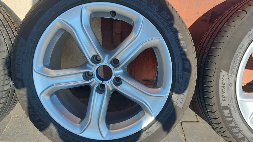 Koła Audi 17cali 7,5j et28  opony Michelin