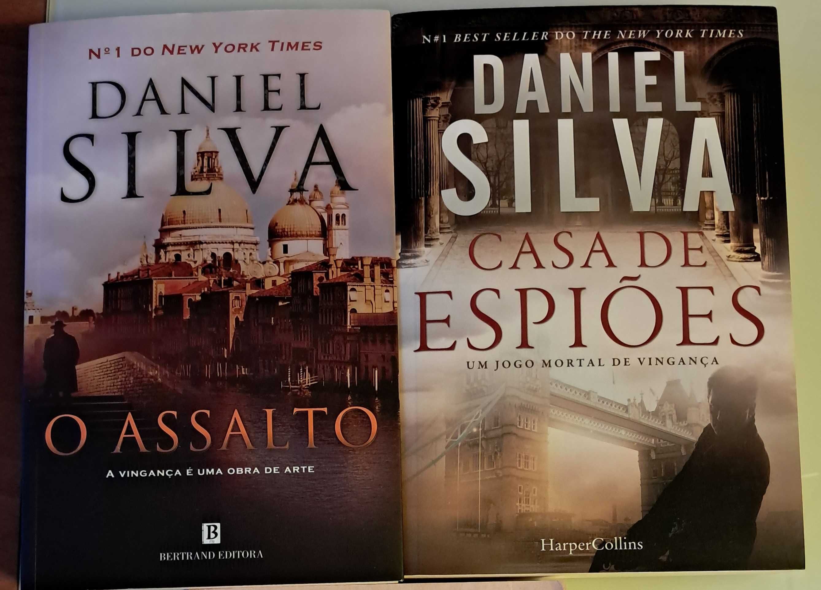Livros: "O assalto" e "Casa dos espiões" de Daniel Silva