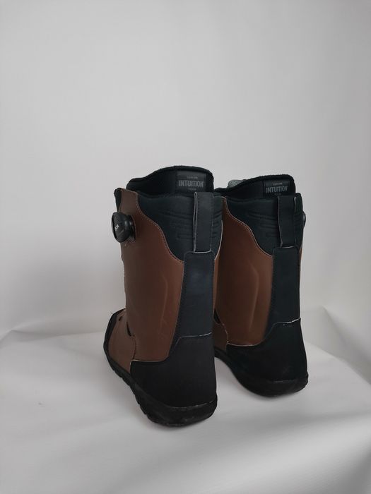 Czarno brązowe buty snowboardowe Ride boa