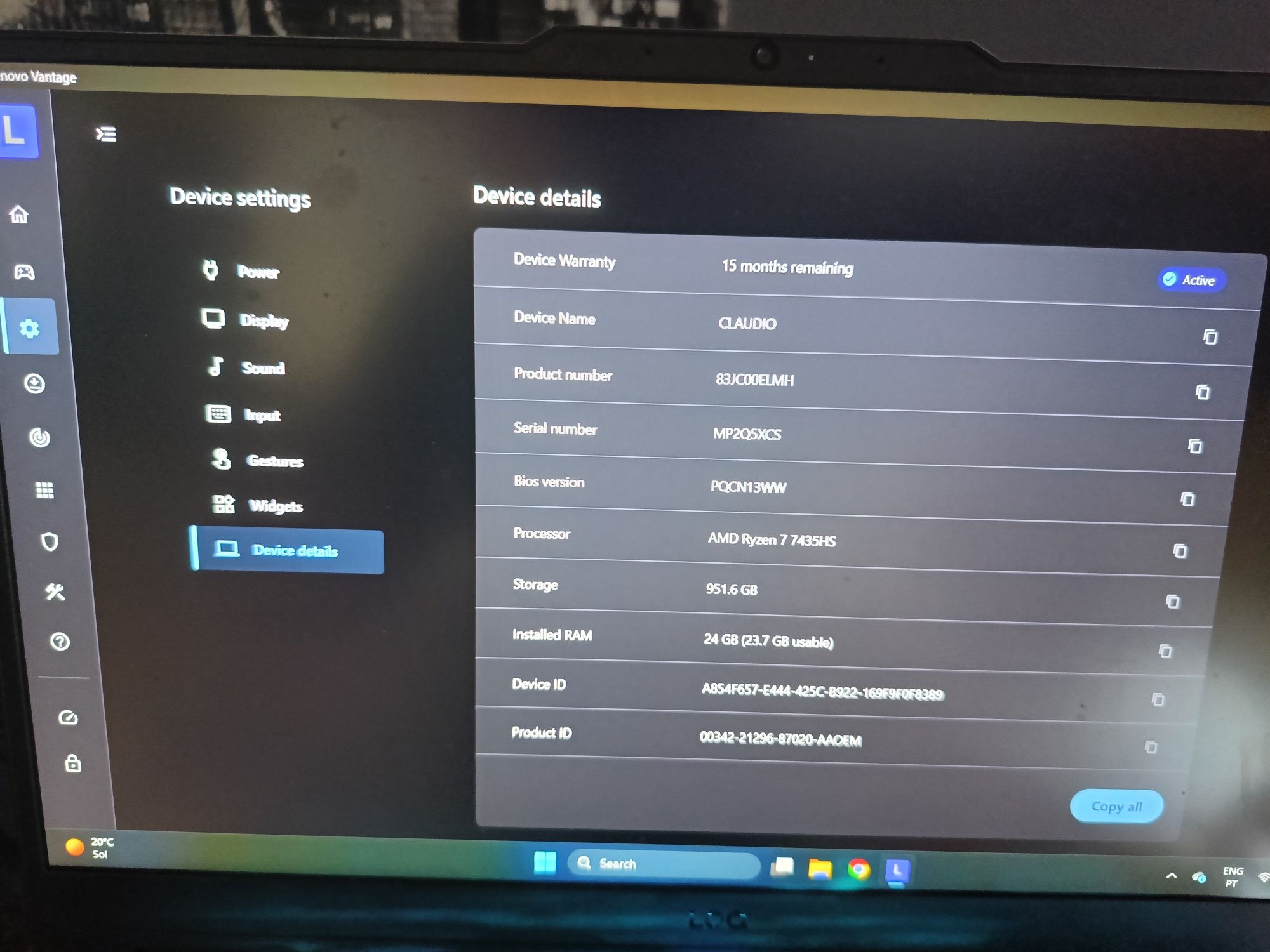 Lenovo LOQ Gaming 15ARP9-768