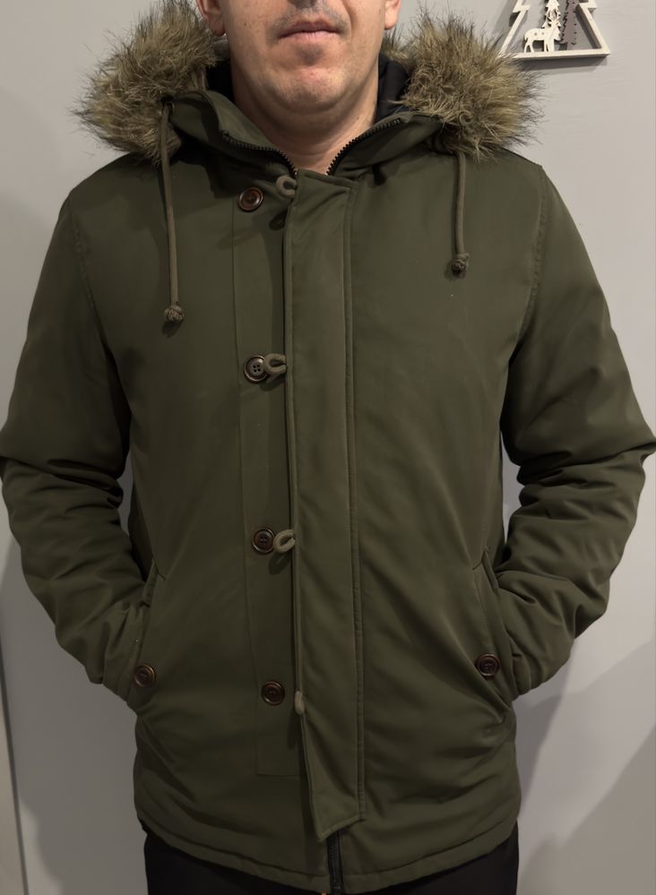 Kurtka zamiowa parka meska
