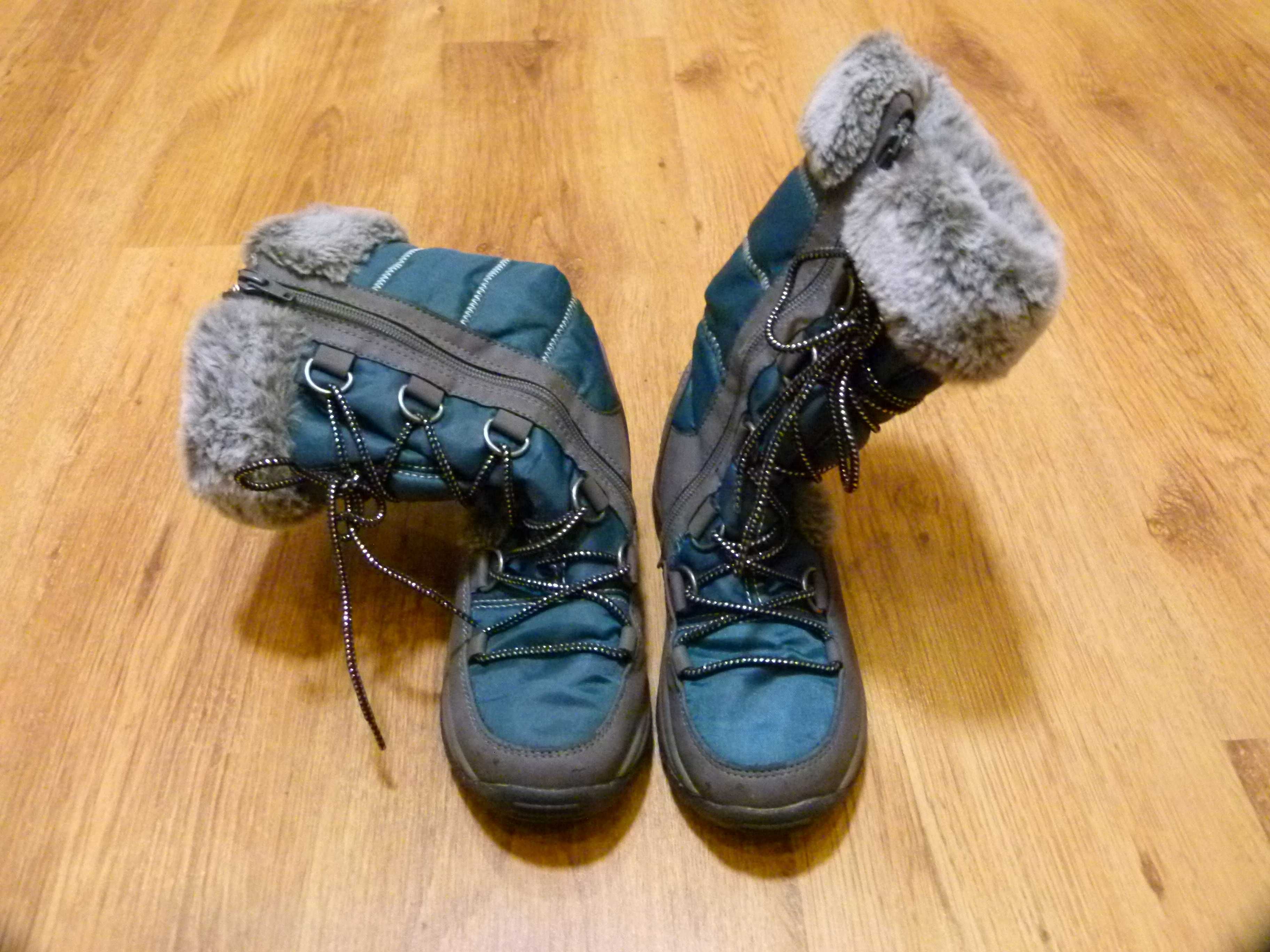 rozm 33 Deltex Cortina buty śniegowce zimowe kozaczki