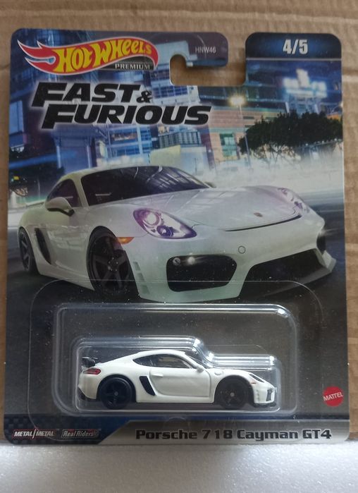 Porsche 718 cayman fast furious hot wheels