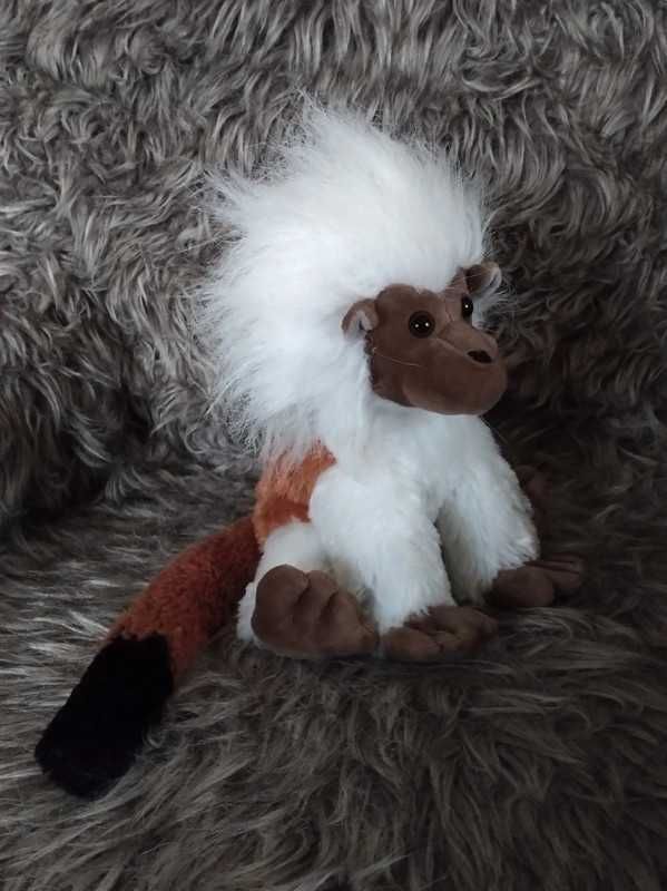 Maskotka Cotton Tamarin Tamaryna białoczuba pluszowa Małpka Fiesta WWF
