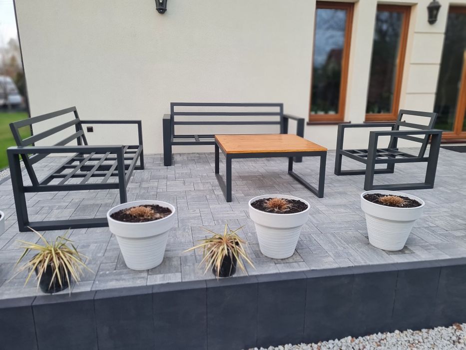 Narożnik ogrodowy ( meble ogrodowe, stół, dowolny wymiar).