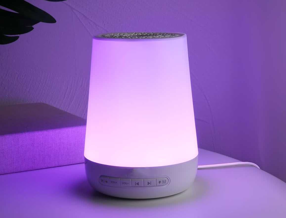 Lampka LED z Funckja Białego Szumu dla Dzieci Niemowląt od DianaUczy