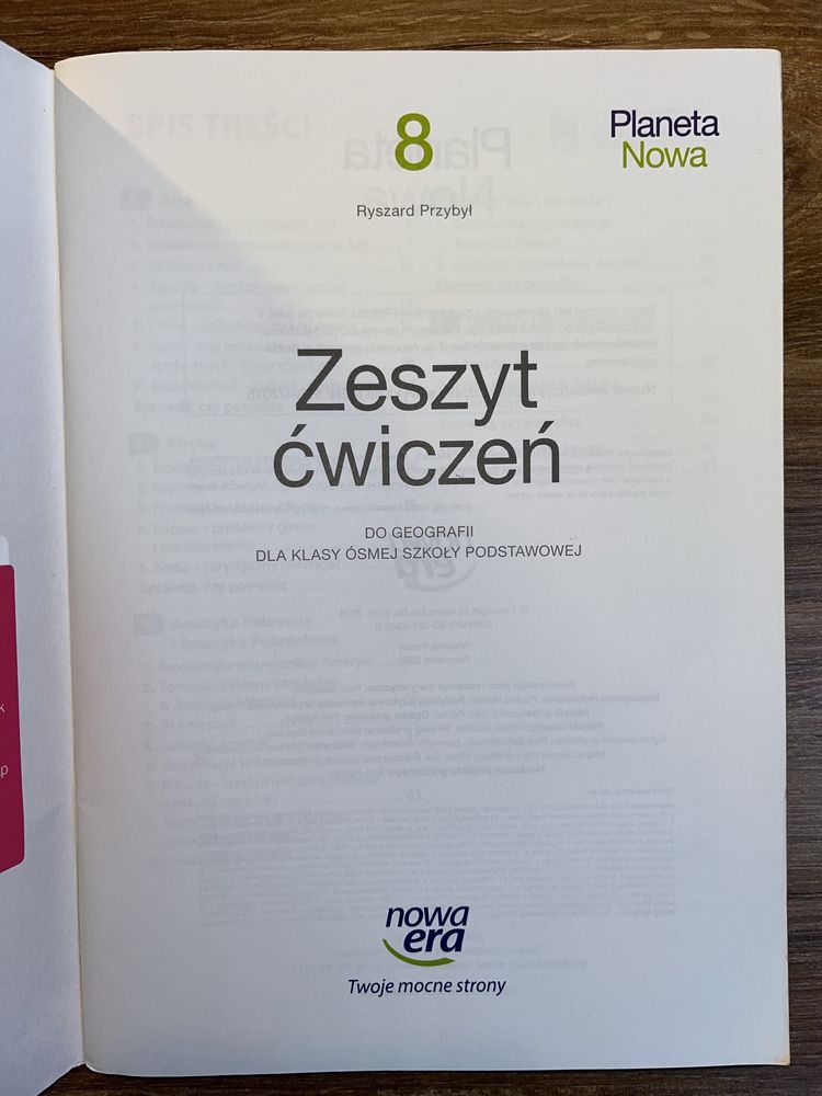 Planeta Nowa. Zeszyt ćwiczeń do geografii dla klasy 8