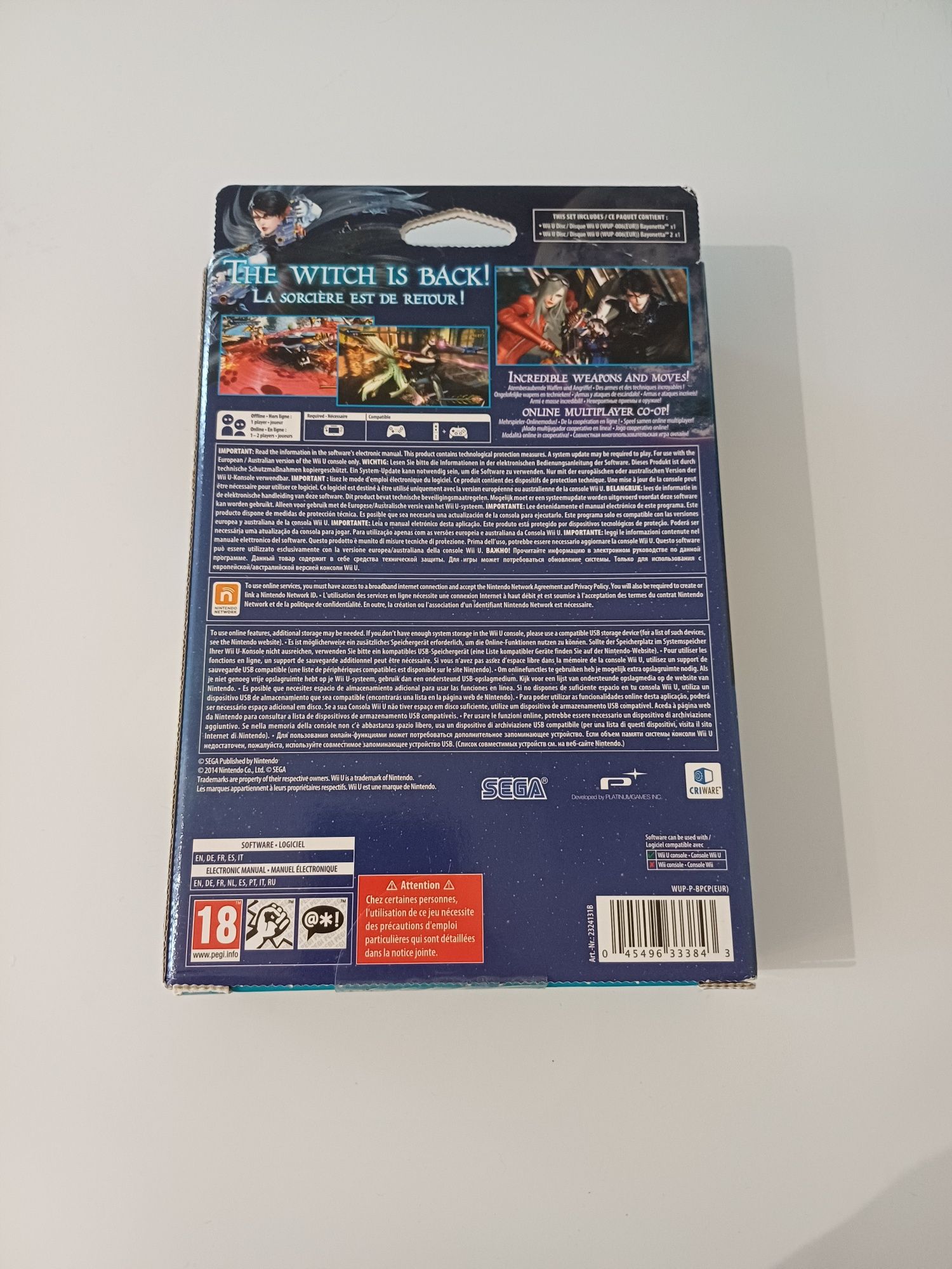 Bayonetta 1 + 2 Nintendo Wii U WiiU angielska