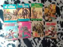 Variedade de livros de banda desenhada cada 4€