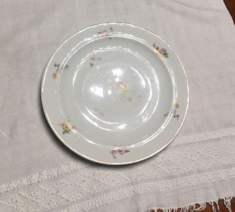 Prato antigo Limoges (serviço jantar 1920)
