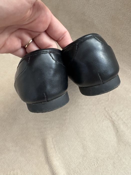 Buty baletki baleriny półbuty czarne koniec roku okazja wyjściowe apel