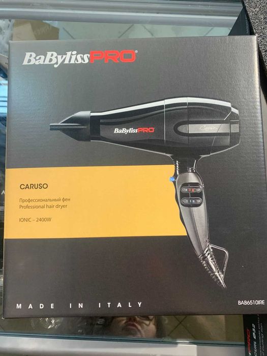 Новий професійний фен BaByliss PRO Caruso Ionic BAB6510IRE з гарантієй