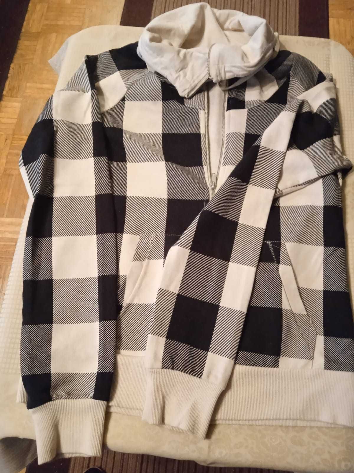 Bluza młodzieżowa H&M, nowa, bawełna,rozmiar 42, na zamek