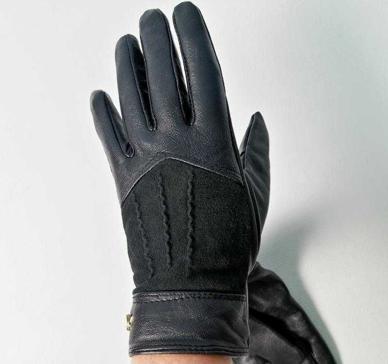 Кожаные женские перчатки новые