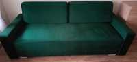 Kanapa sofa rozkladana butelkowa zielen